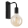 Vägglampa ASTRID 1xE27/60W/230V matt svart
