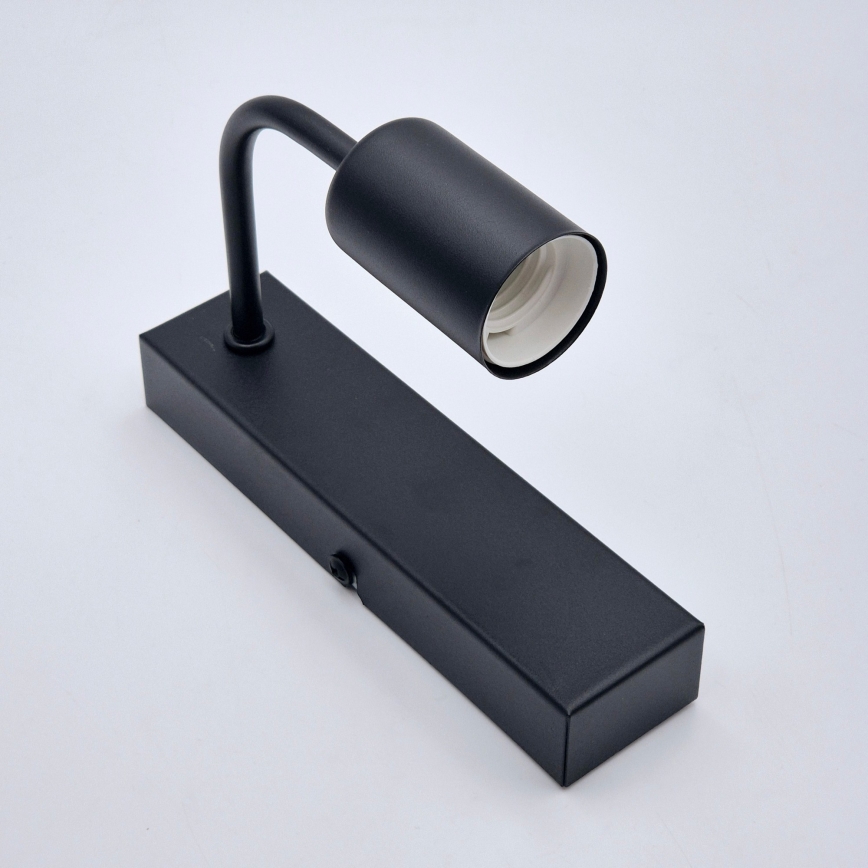Vägglampa ASTRID 1xE27/60W/230V matt svart