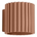 Vägglampa AURA 1xG9/10W/230V brun