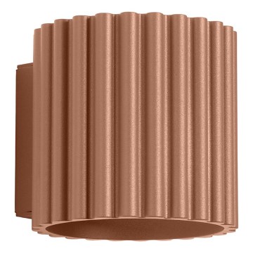 Vägglampa AURA 1xG9/10W/230V brun
