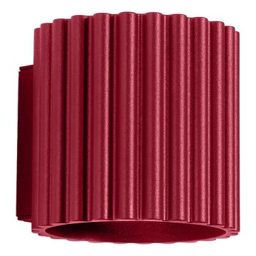 Vägglampa AURA 1xG9/10W/230V röd