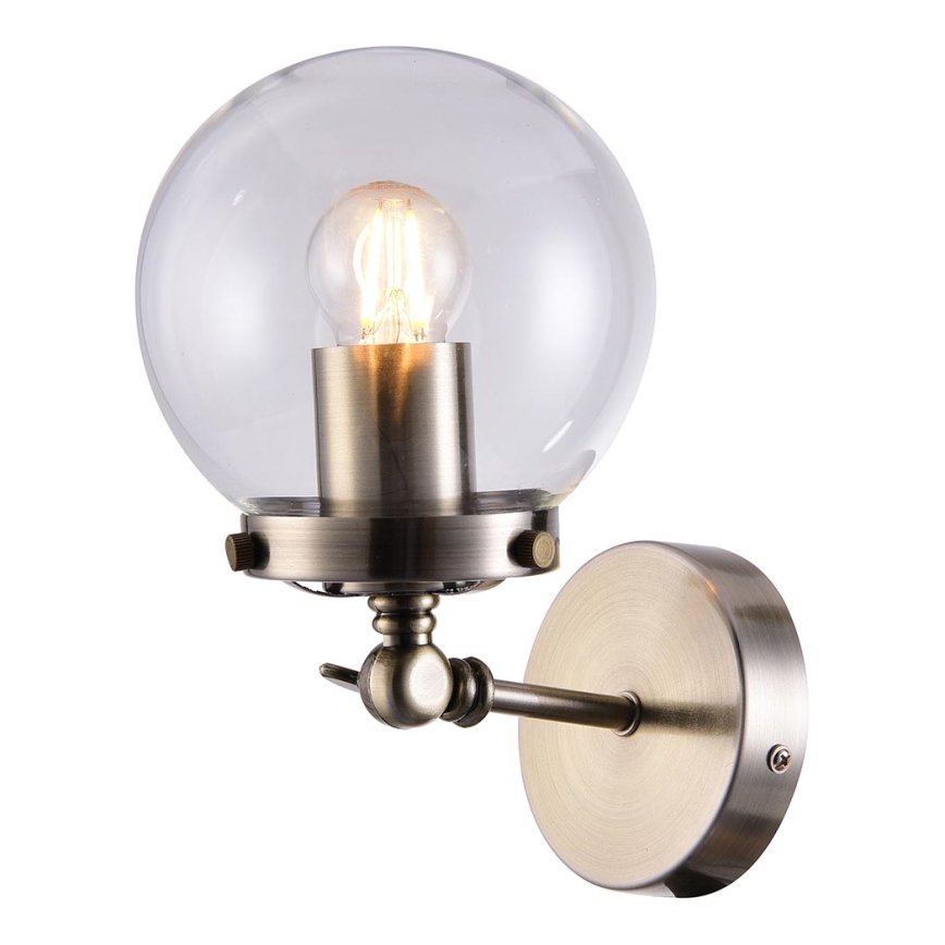 Vägglampa BALLET 1xE27/40W/230V matt krom