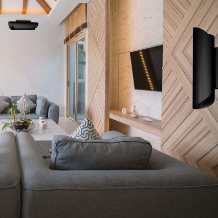 Vägglampa BARBOS 2xG9/8W/230V svart