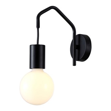 Vägglampa BASSO 1xE27/40W/230V svart