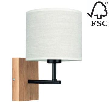 Vägglampa BOHO 1xE27/25W/230V ek – FSC certifierade