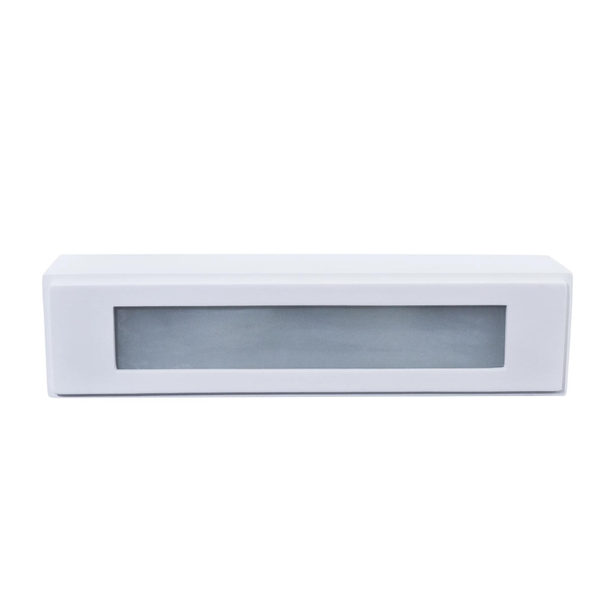Vägglampa BRICK 2xE14/12W/230V plåster/vit