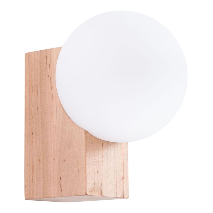 Vägglampa BULBO 1xG9/8W/230V bok/vit