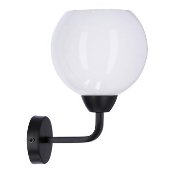 Vägglampa CALDERA 1xE27/60W/230V svart