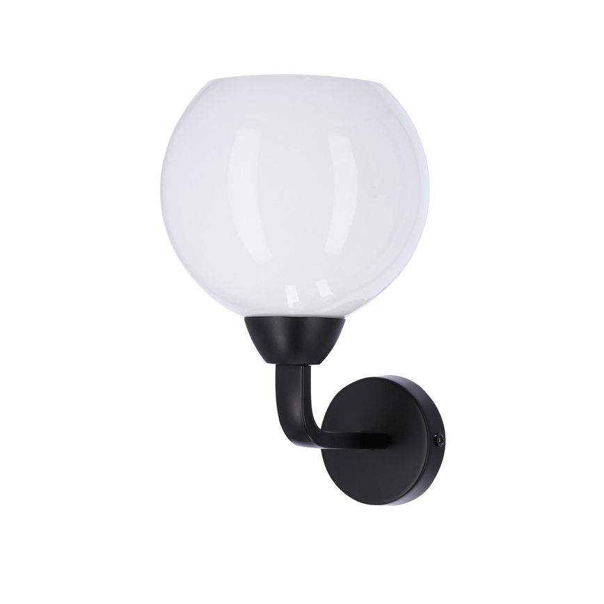 Vägglampa CALDERA 1xE27/60W/230V svart