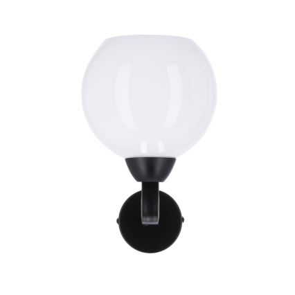 Vägglampa CALDERA 1xE27/60W/230V svart