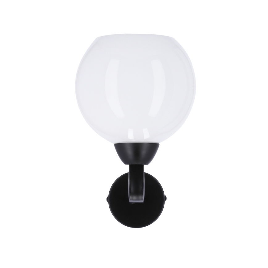 Vägglampa CALDERA 1xE27/60W/230V svart