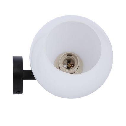 Vägglampa CALDERA 1xE27/60W/230V svart