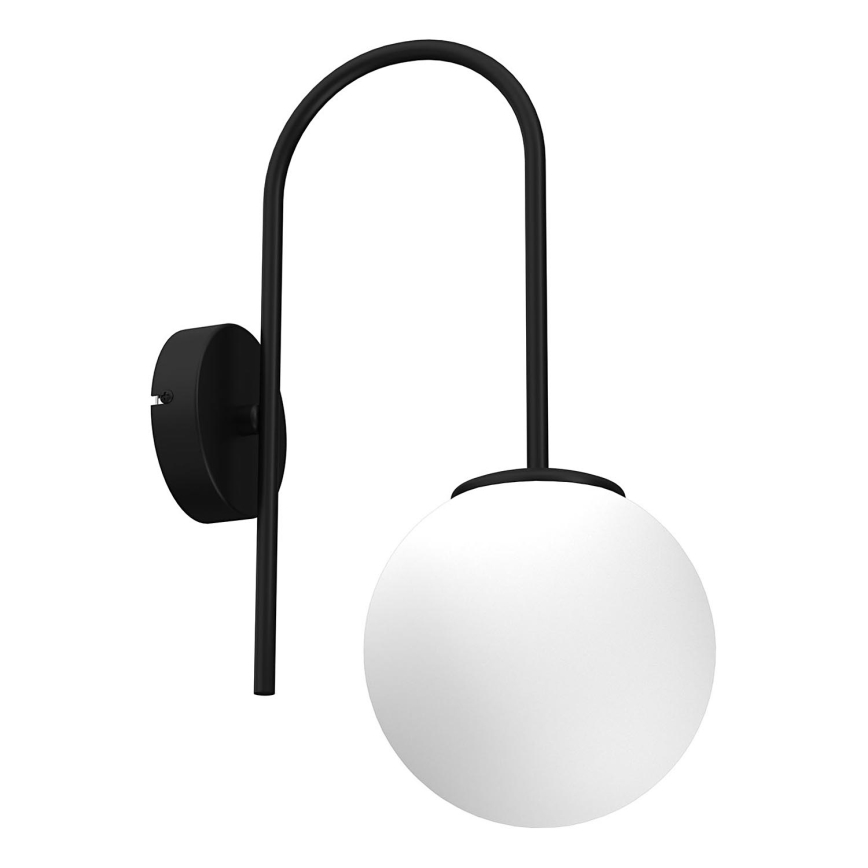 Vägglampa CAMBRIDGE 1xE14/60W/230V svart