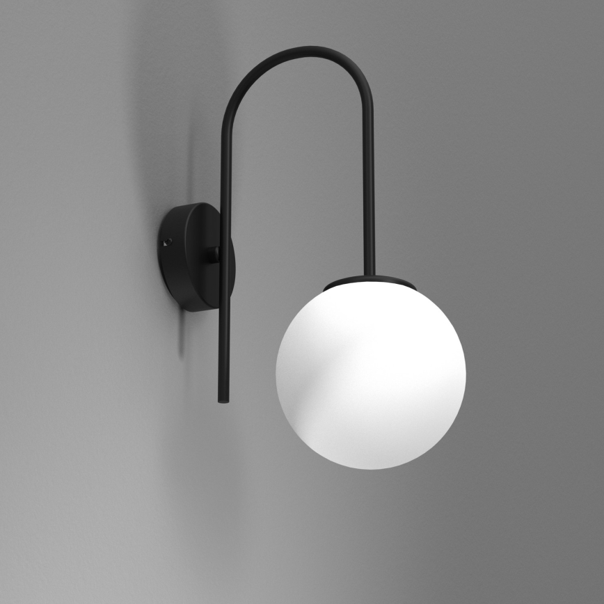 Vägglampa CAMBRIDGE 1xE14/60W/230V svart