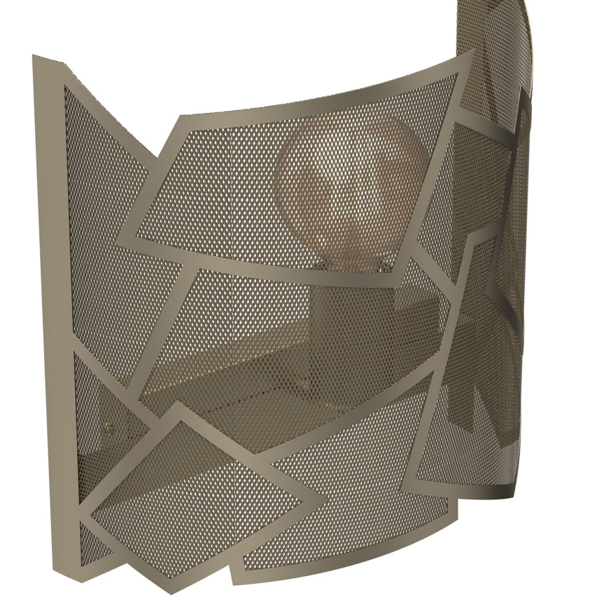 Vägglampa CAMO 1xE27/15W/230V guld
