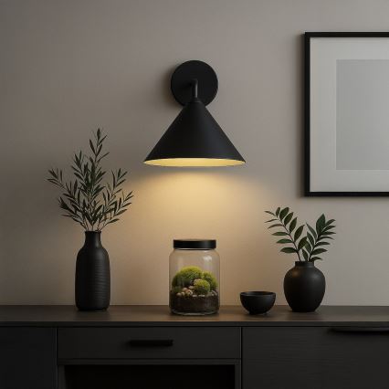 Vägglampa CAPITAL 1xGX53/15W/230V svart