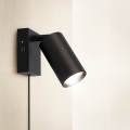 Vägglampa CELE 1xGU10/30W/230V svart