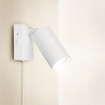Vägglampa CELE 1xGU10/30W/230V vit