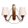 Vägglampa CLASSIC 2xE27/40W/230V brons/beige