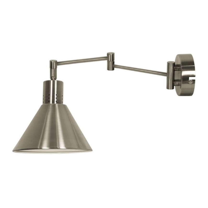 Vägglampa  COPENHAGEN 1xE14/40W/230V matt krom