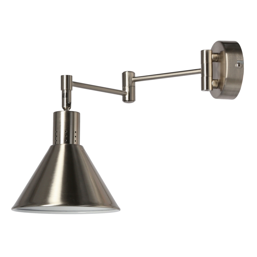 Vägglampa  COPENHAGEN 1xE14/40W/230V matt krom