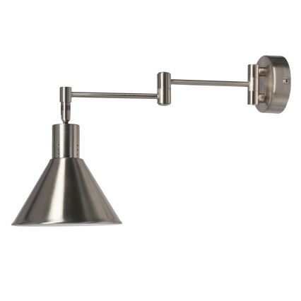 Vägglampa  COPENHAGEN 1xE14/40W/230V matt krom