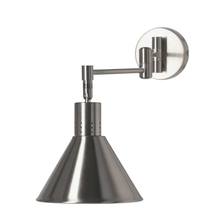Vägglampa  COPENHAGEN 1xE14/40W/230V matt krom
