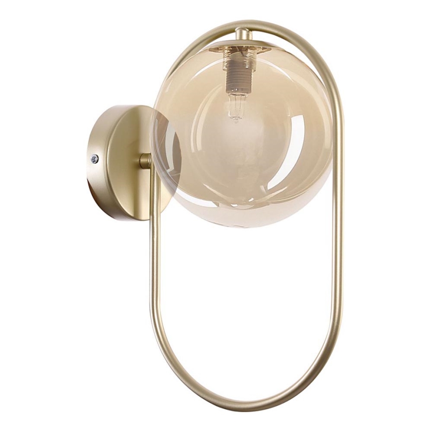 Vägglampa CORDEL 1xG9/28W/230V mässing/rökig beige