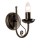 Vägglampa DONATO 1xE14x40W/230V patina