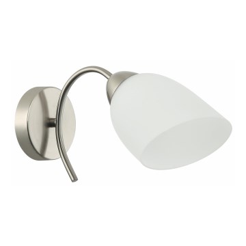 Vägglampa DONNA 1xE27/60W/230V nickel