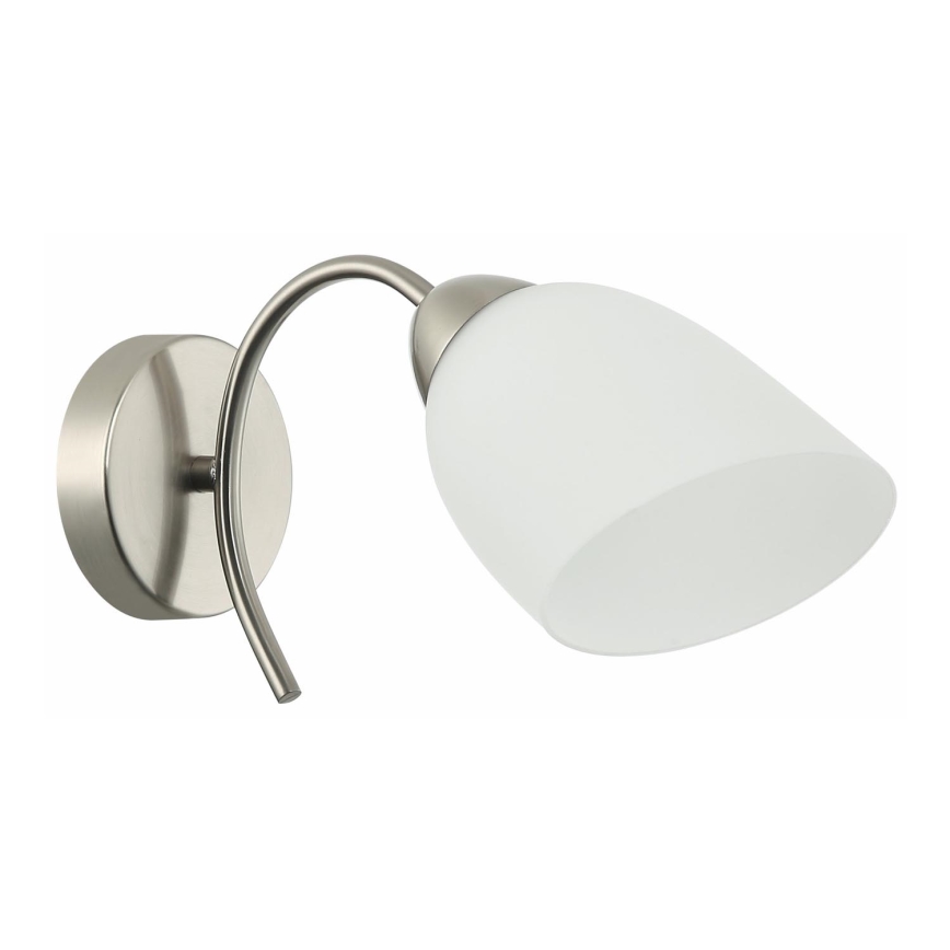 Vägglampa DONNA 1xE27/60W/230V nickel