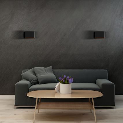 Vägglampa ELISSA 1xG9/10W/230V svart