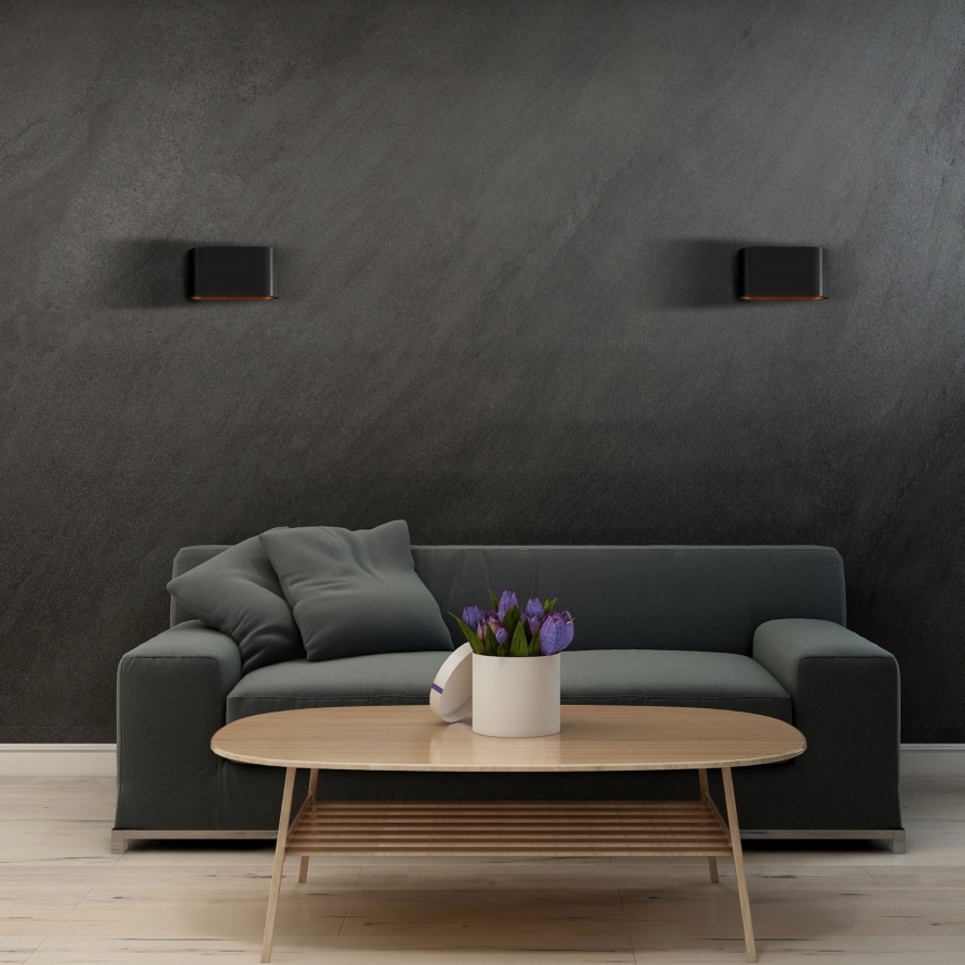 Vägglampa ELISSA 1xG9/10W/230V svart