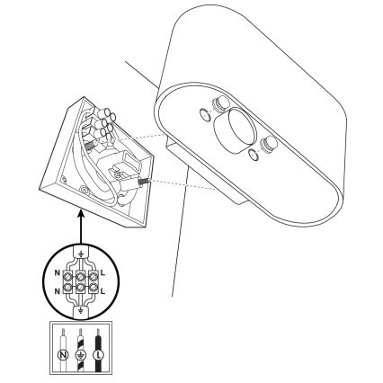 Vägglampa ELISSA 1xG9/10W/230V svart