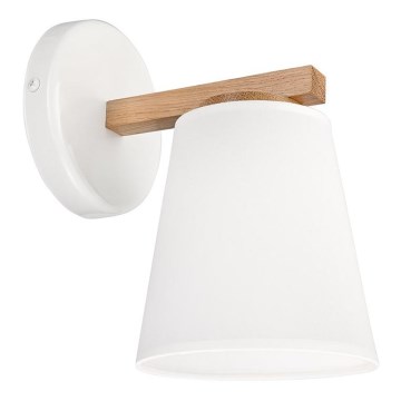 Vägglampa ELLIE 1xE27/15W/230V vit/ek
