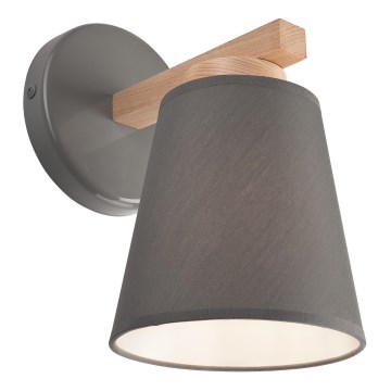 Vägglampa ELLIE 1xE27/60W/230V bok - FSC certifierade