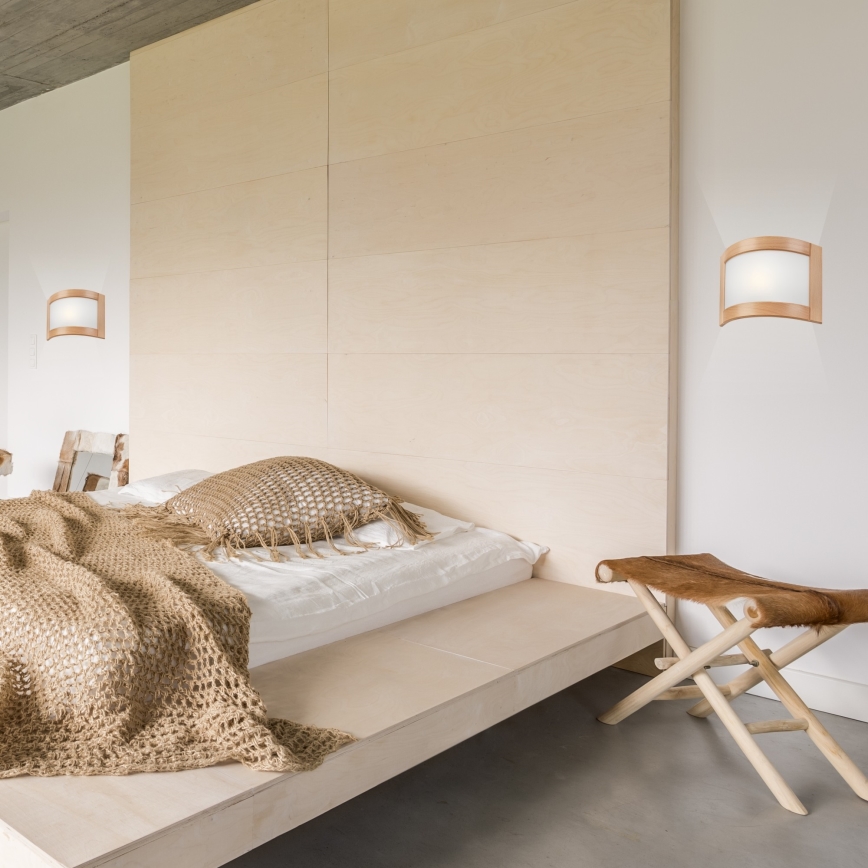 Vägglampa ELODIE 1xE27/60W/230V ek