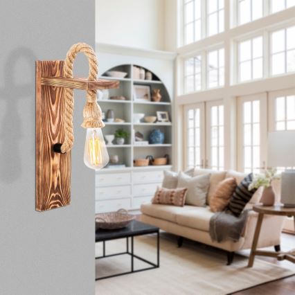 Vägglampa  EREBOS 1xE27/40W/230V