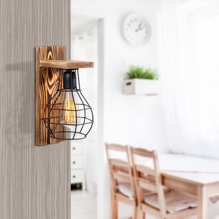Vägglampa  EREBOS 1xE27/40W/230V
