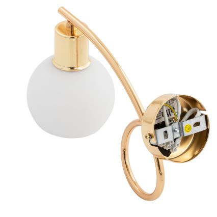 Vägglampa ERYKA 1xE14/10W/230V guld