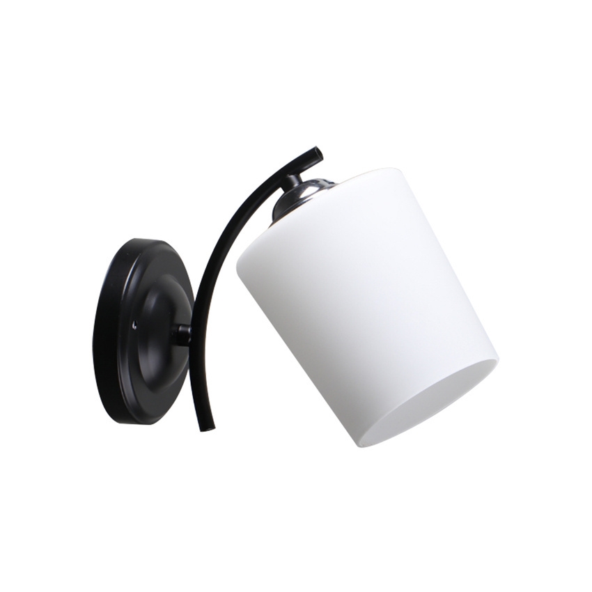 Vägglampa ESNYR 1xE27/40W/230V svart/vit