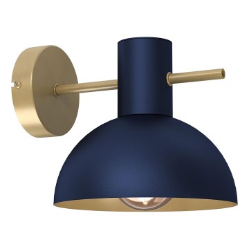 Vägglampa ESTATE MINI 1xE27/15W/230V blå