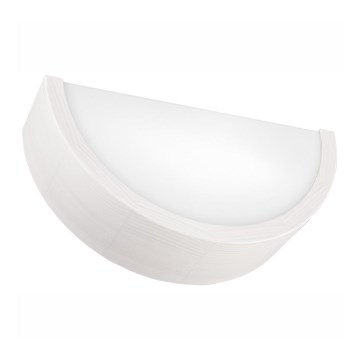 Vägglampa EVELINA 1xE27/60W/230V vit/tall