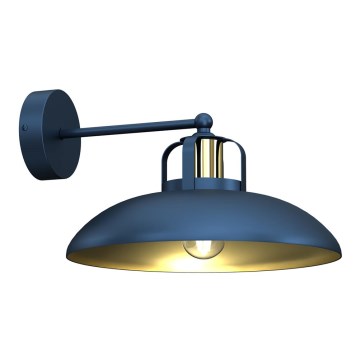 Vägglampa FELIX 1xE27/60W/230V blå