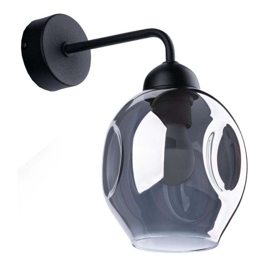 Vägglampa FILLAN 1xE27/60W/230V svart