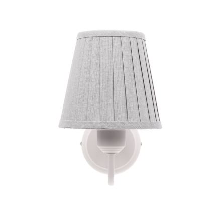 Vägglampa FIREZ 1xE27/40W/230V vit/grå
