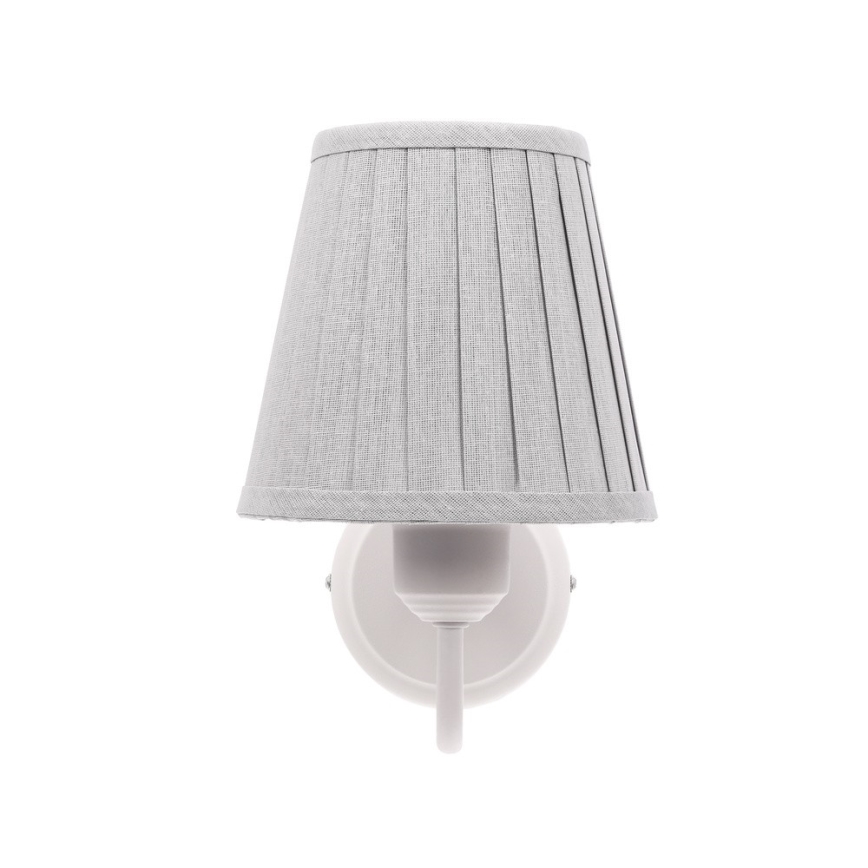 Vägglampa FIREZ 1xE27/40W/230V vit/grå