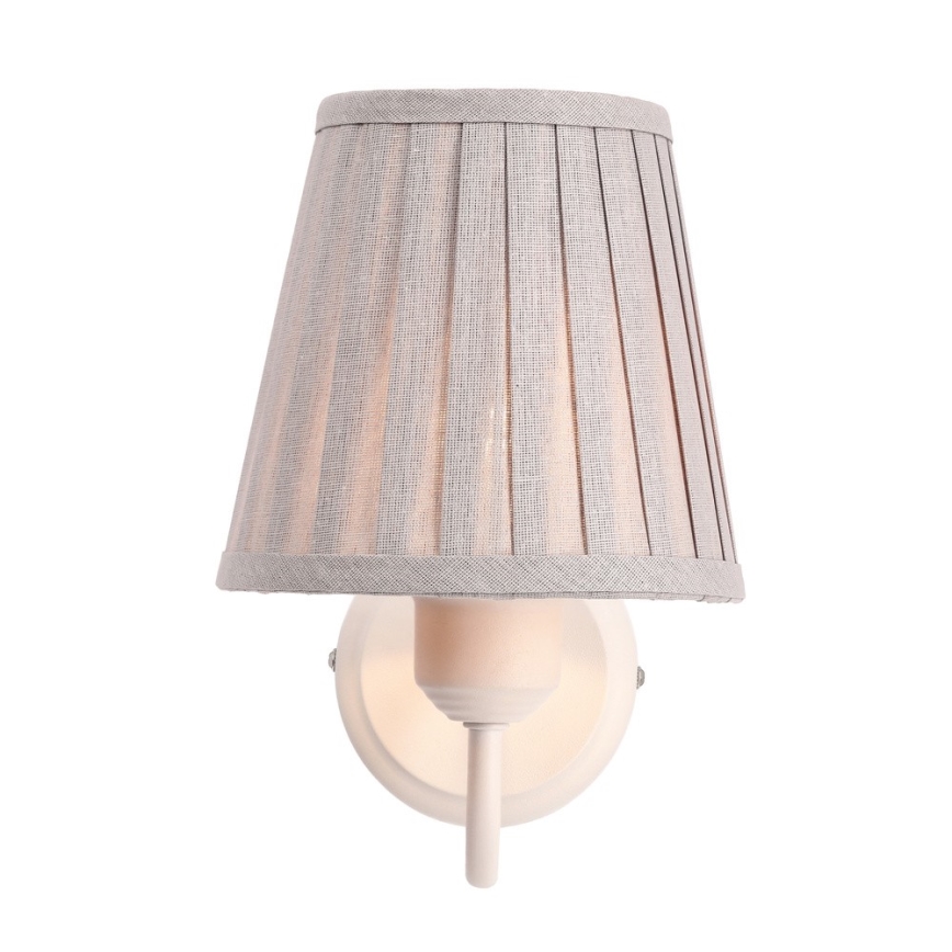 Vägglampa FIREZ 1xE27/40W/230V vit/grå