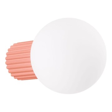Vägglampa för badrum HALO 1xG9/8W/230V diameter 12 cm IP44 rosa