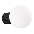 Vägglampa för badrum HALO 1xG9/8W/230V diameter 12 cm IP44 svart